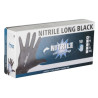 Rękawice Nitrile Long Black roz. XL czarne, 50 szt., Kerbl