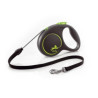 Smycz dla psa Flexi Black Design, linka, zielona, roz. XS, 3 m, 8 kg