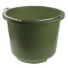 Pojemnik, Wiadro z tworzywa sztucznego, 12 l, oliwkowe, Kerbl