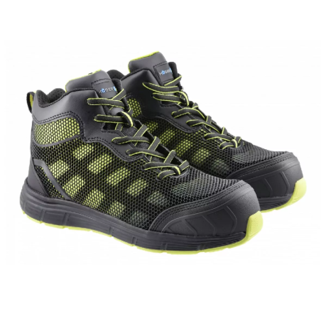 Trzewiki ochronne HOGERT DOSSE  S1P SRC czarno/zielone roz. 41-46