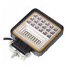 LAMPA ROBOCZA ,42 LED +OBRYSOWA DIODA,HALOGEN,110X110X28MM