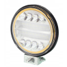 LAMPA ROBOCZA , 24 LED + OBRYSOWA DIODA, HALOGEN LED ,OKRĄGŁĄ, 12-24V