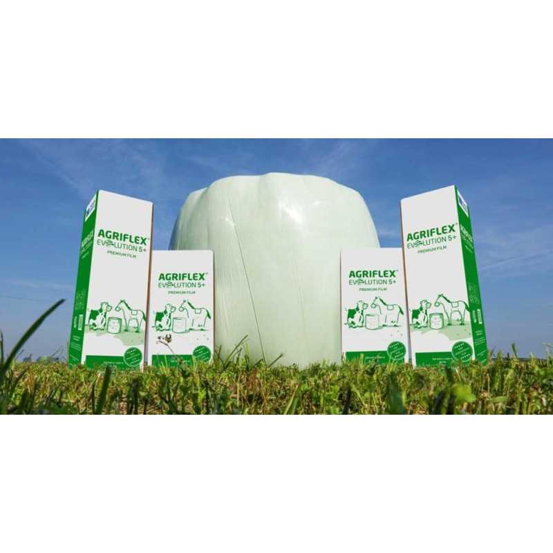 Folia do sianokiszonki, do bel, 750mm Biała Agriflex Cała PALETA 40szt