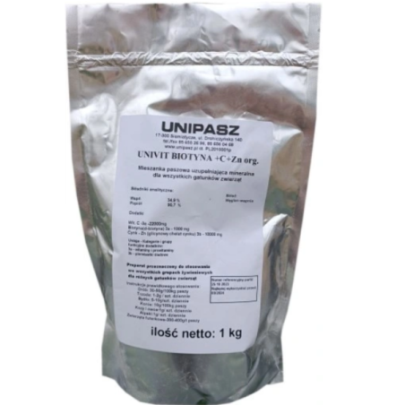 Unipasz witaminy UniVitamix Biotyna+C+Zn 1kg