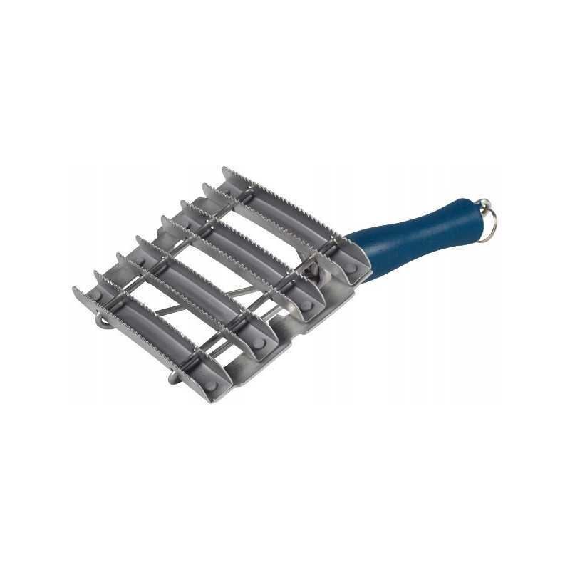 Zgrzebło metalowe dla koni bydła 8-rzędowe 31300
